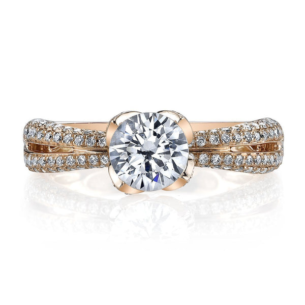 VANNA K Vanna K - 18RO5619PDCZ Engagement Ring - Birmingham Jewelry