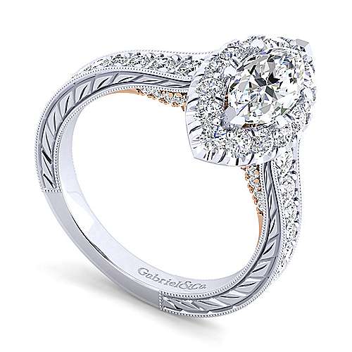 Gabriel & Co. - ER12825R4W44JJ Gabriel & Co. Engagement Ring Birmingham Jewelry 