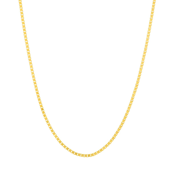 14K Gold 2.10mm D/C Brill Cable Chain with Slider Bead 14K Yellow Gold / 22.00 / 2.10mm