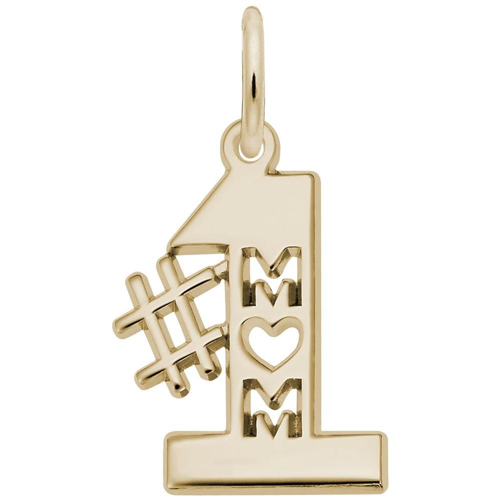 number one mom pendant