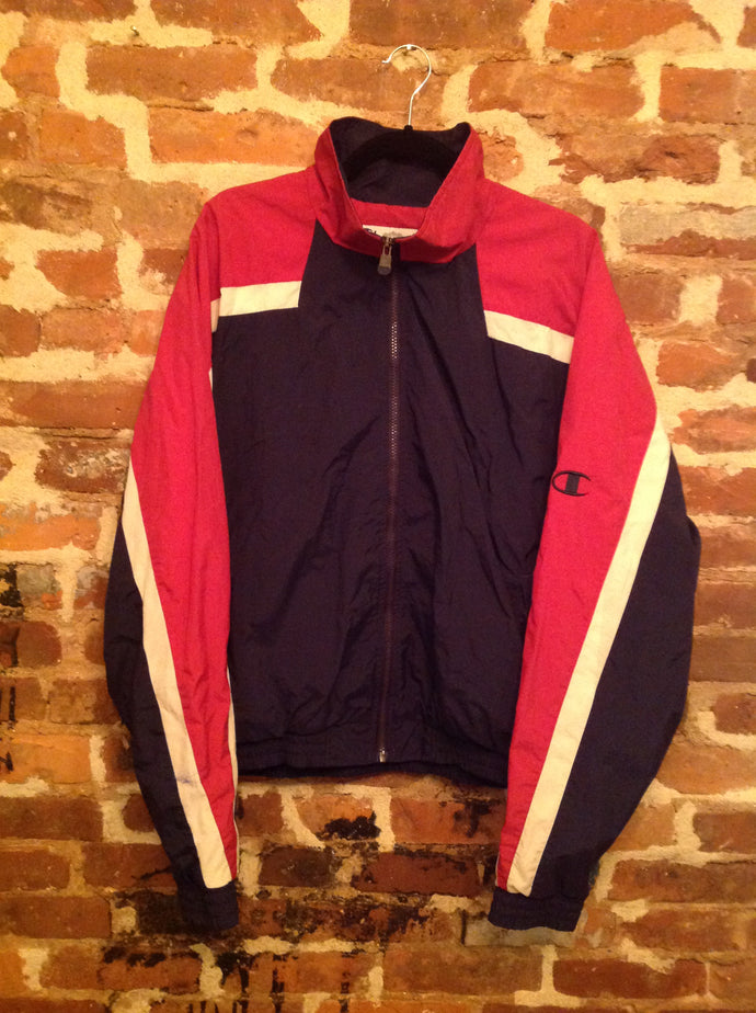 maroon champion windbreaker