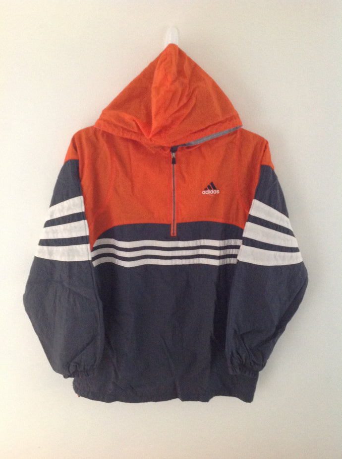 adidas vintage half zip