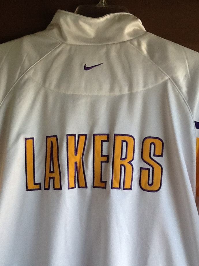 lakers warm up jacket nike