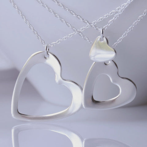 grandmother mother daughter necklace set