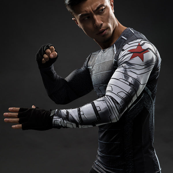 captain america winter soldier under armour shirt