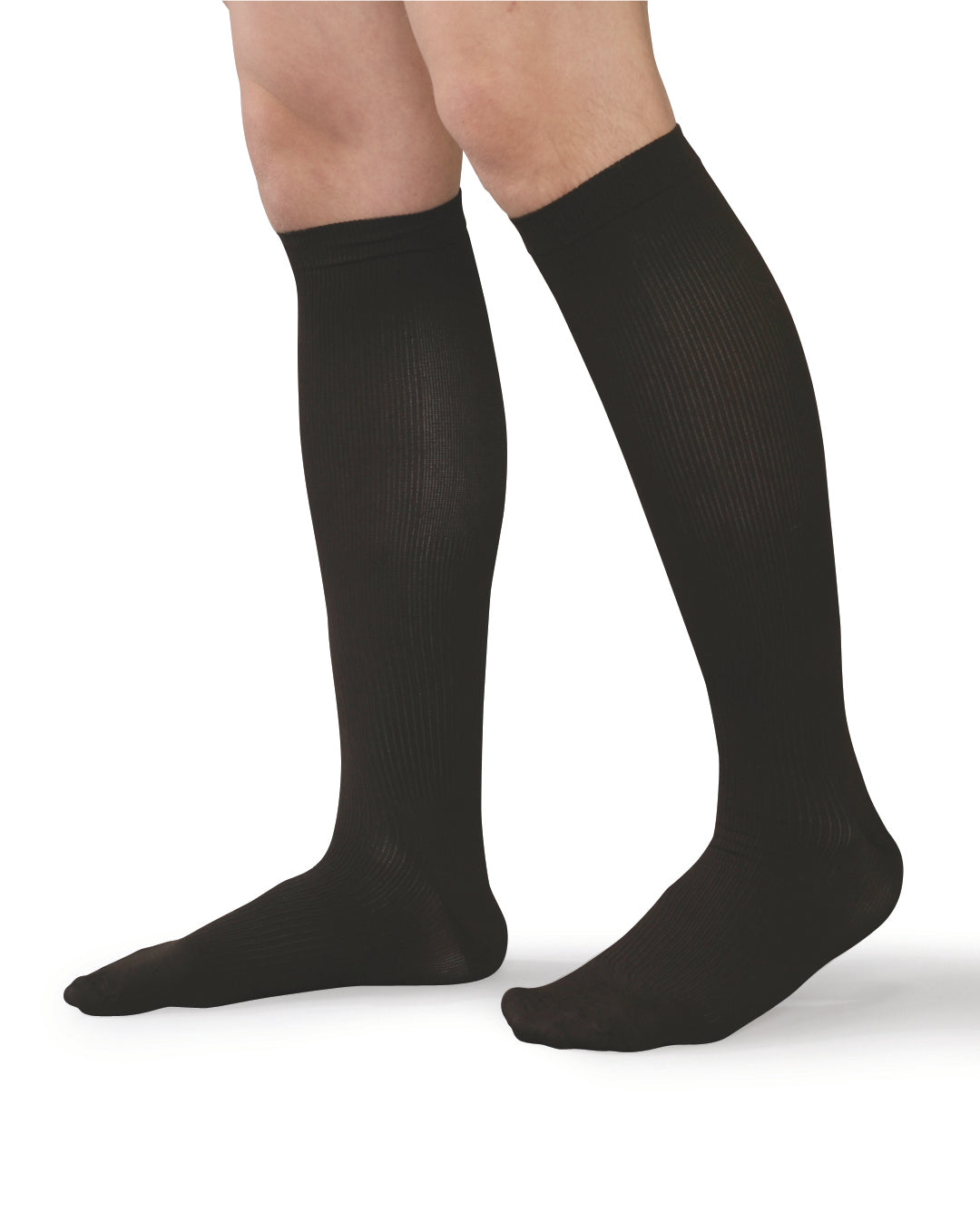 Men's Black Compression Support Medium Socks (fits shoe size 7.5-10) 2 ...