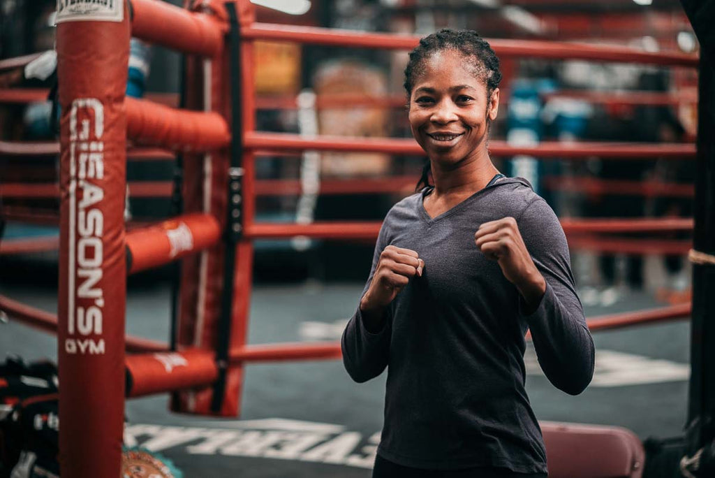 portrait of alicia slick ashley at gleasons gym by ph daniel sanchez