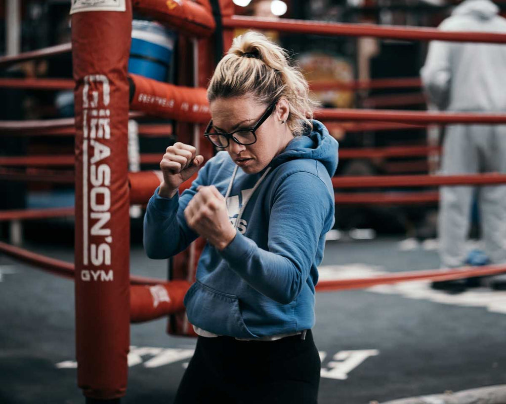 portrait of heather the heat hardy at gleasons gym by ph daniel sanchez