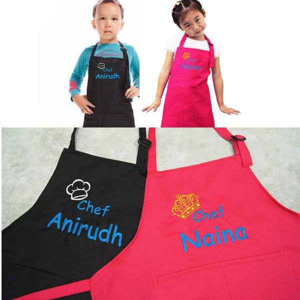 personalized kids apron