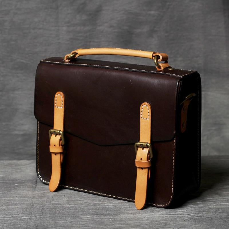 womens leather messenger bags