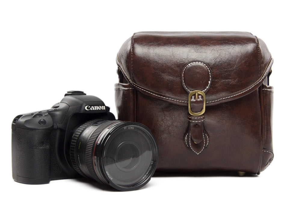 leather dslr camera bag