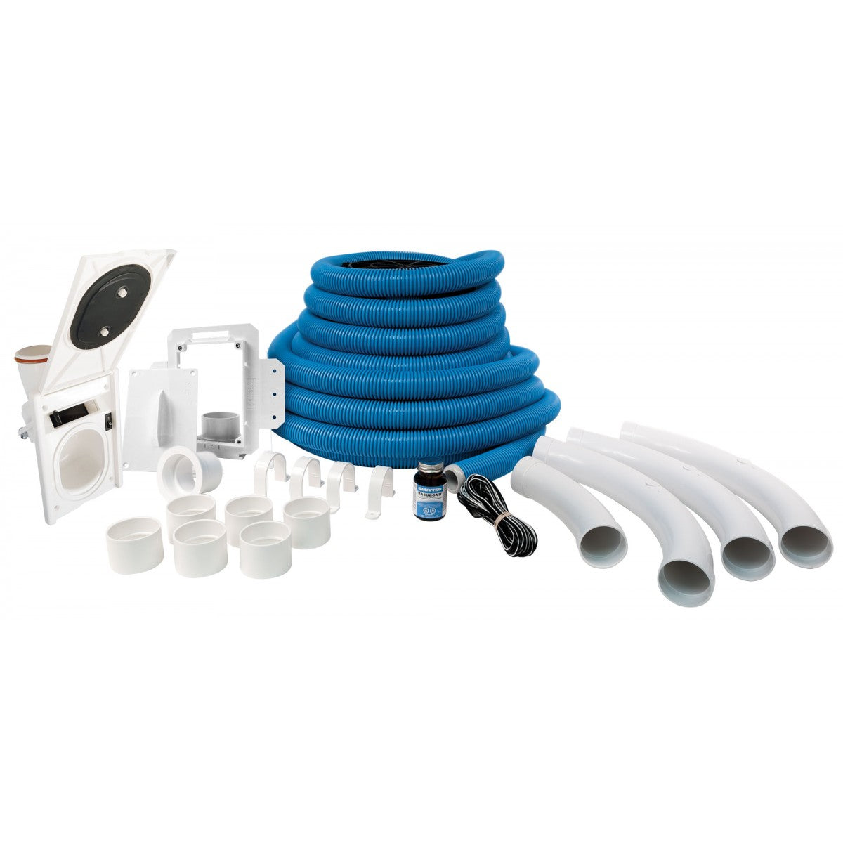 Hide A Hose Central Vacuum RapidFlex Retractable Hose Accessory Kit (50-ft)  HAH-LS-50