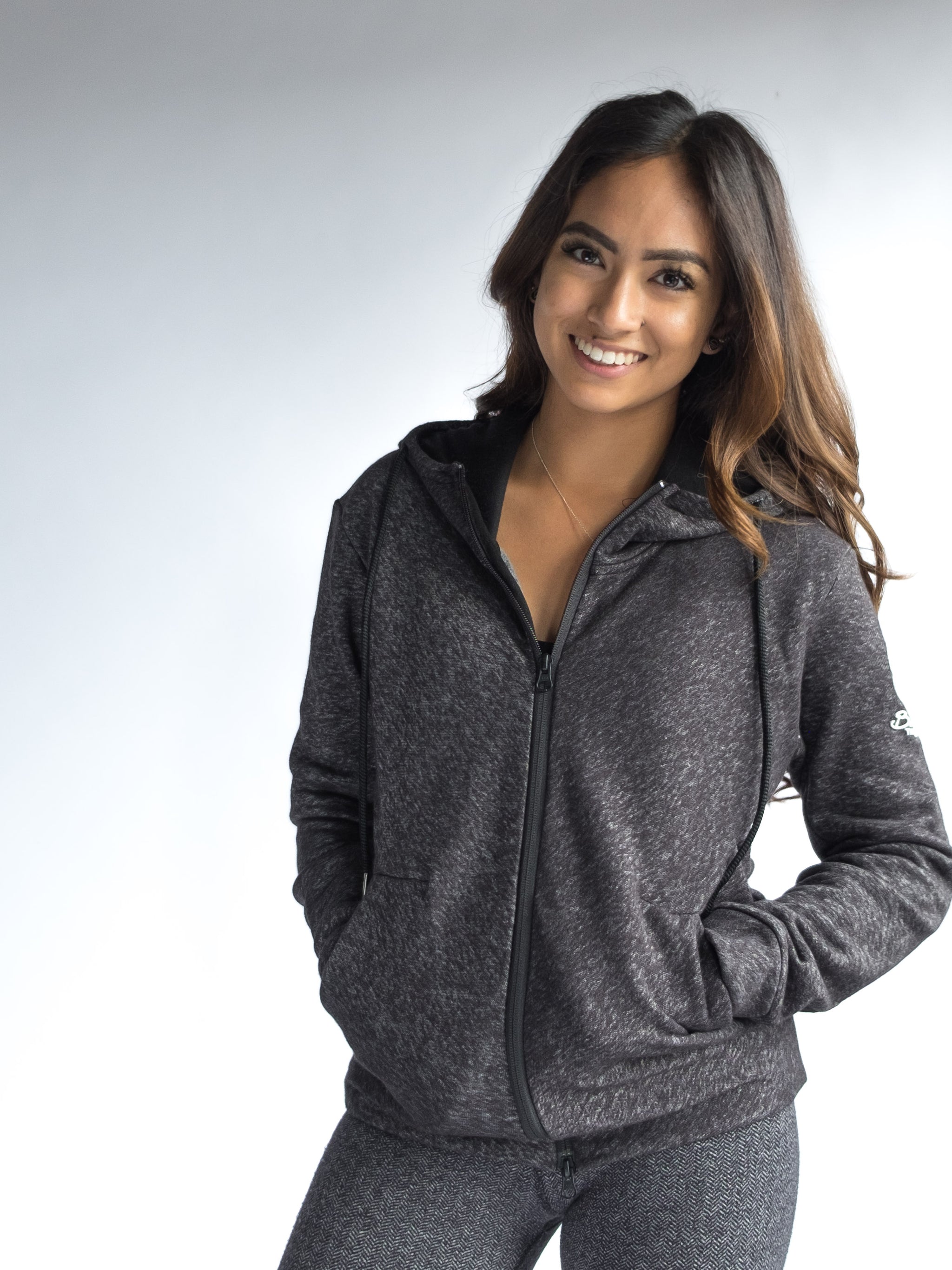 dark heather hoodie