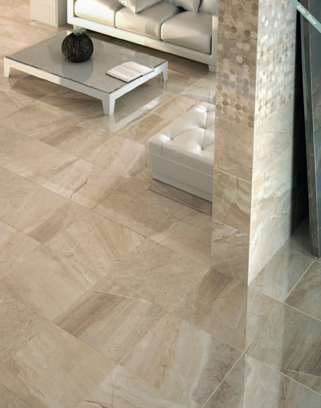 Alpine Stone Sand 17x17 Floor Tile Eco Tile Imports