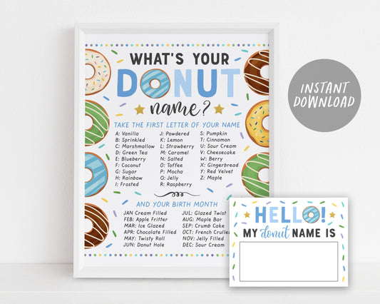 Whats Your Ice Cream Name Game, Ice Cream Name Sign Printable, Boy Sum –  Puff Paper Co