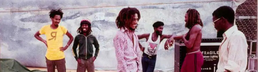 Bob Marley and Lee Scratch Perry