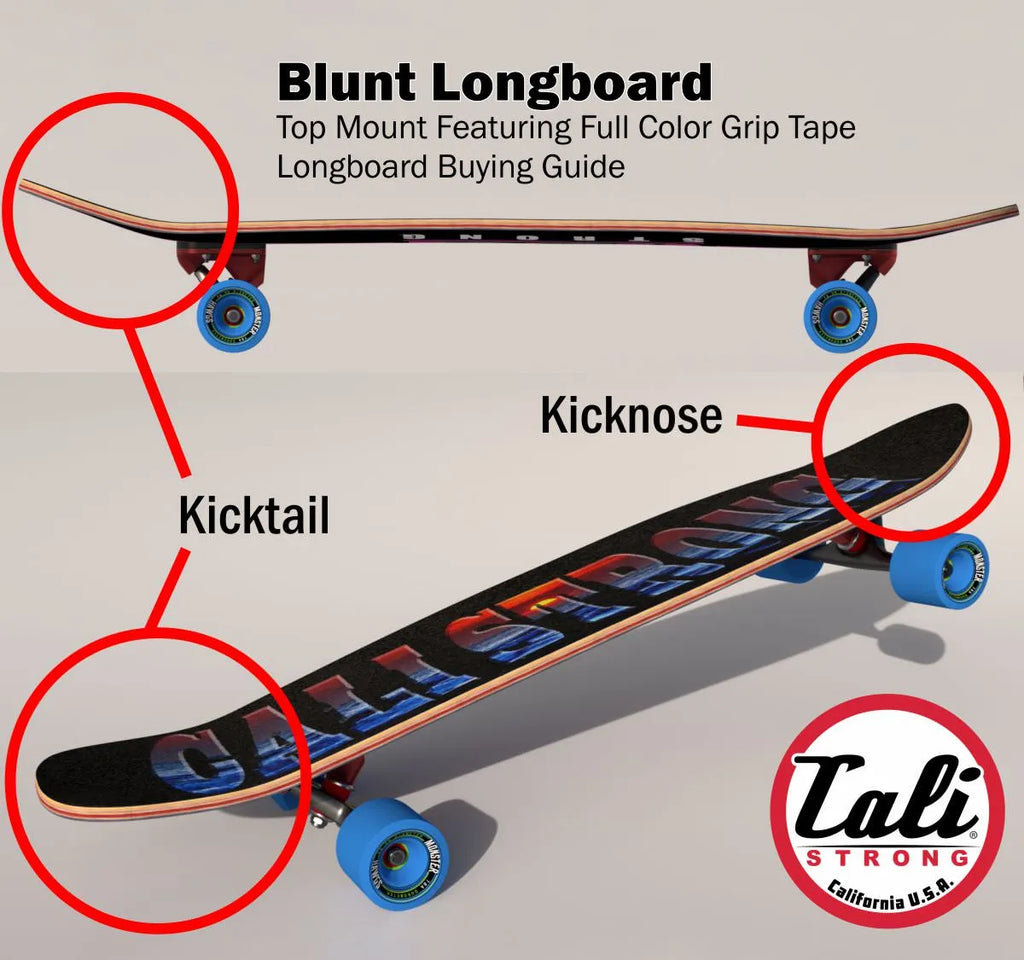 Longboard Kicktail Diagram
