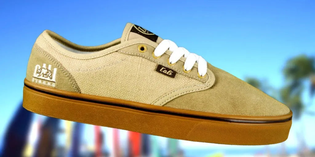 CALI Strong OC Skate Shoe Tan Gum