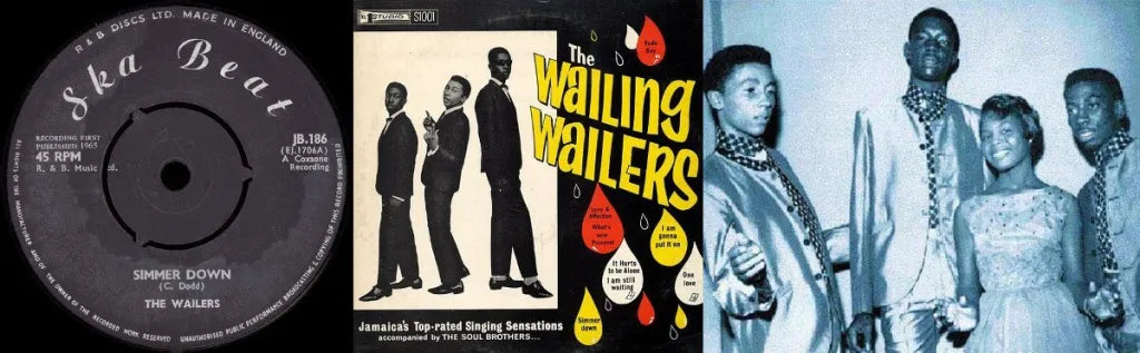 The Wailers: Bob Marley, Peter Tosh, Beverly Kelso and Bunny Livingston