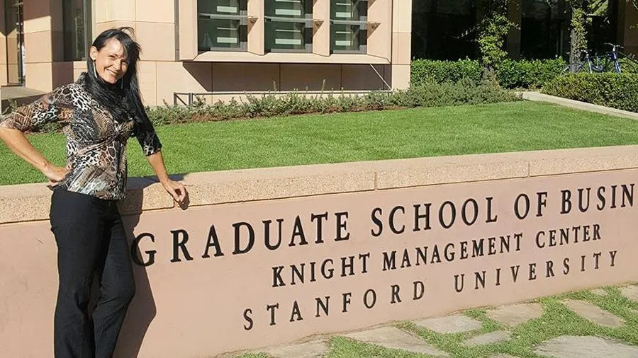 Jennifer Echeverria takes part in the third cohort of the prestigious Stanford Latino Entrepreneur Leaders Program (SLELP3) in Palo Alto, California.