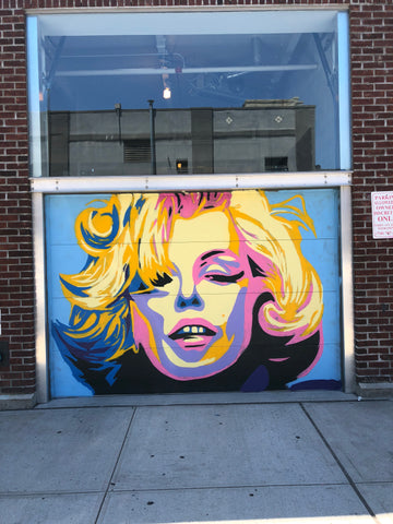 Marilyn Monroe Graffiti art in NYC