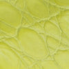 Mia Acid Green Circular Croco Embossed Leather