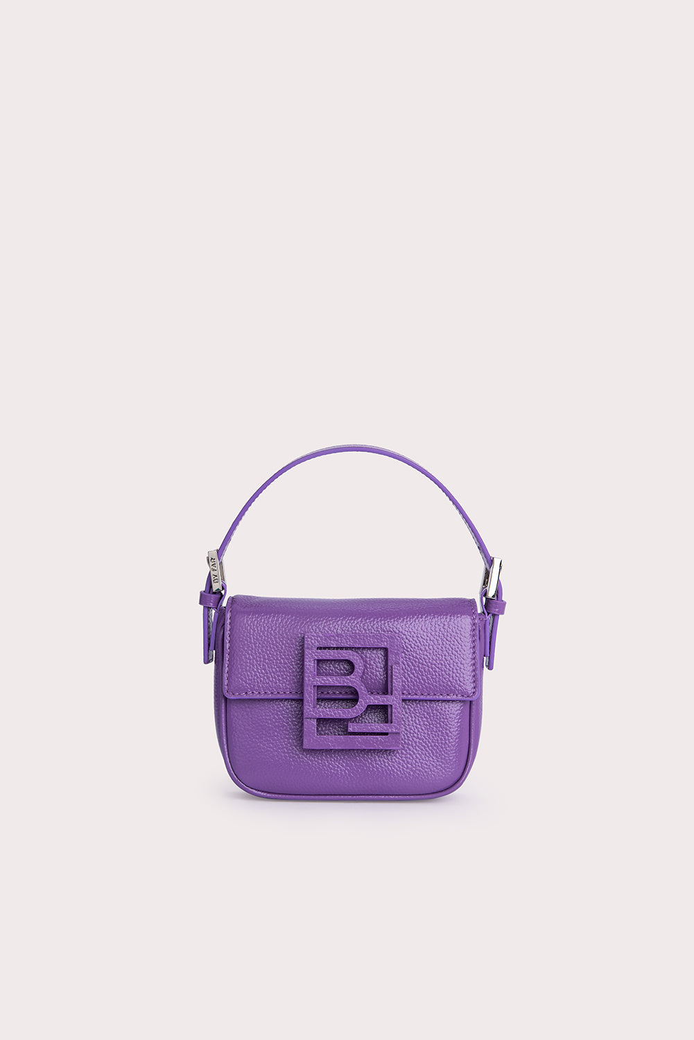 Alfie Violet Gloss Grained Leather