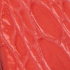 Mia Coral Circular Croco Embossed Leather