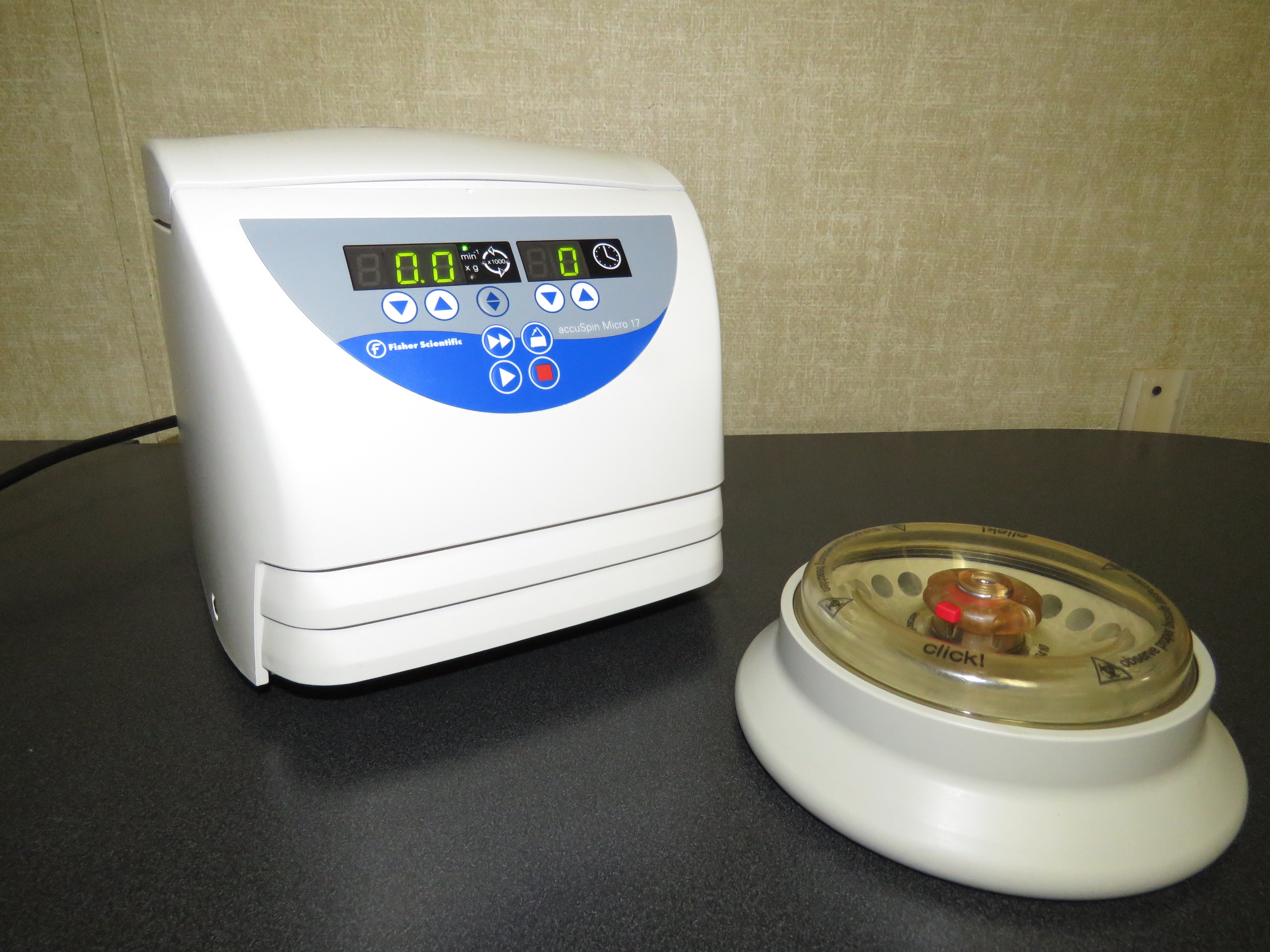 Fisher Scientific AccuSpin Micro 17 centrifuge with Rotor & Lid - Pris