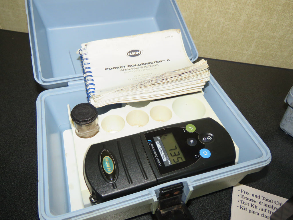 Hach Pocket Colorimeter Ii Cl2 Ph 50700 12 With Total Chlorine Test Ki Express Lab Werks Llc 5512