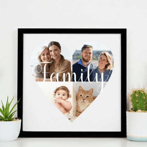 FAMILY Photo Collage Print