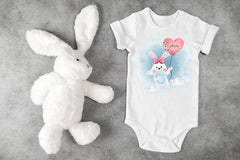Easter Bunny  Personalised Babygrow
