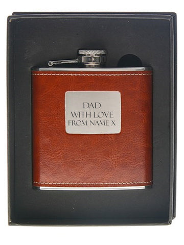  Personalised Dad Hip Flask: