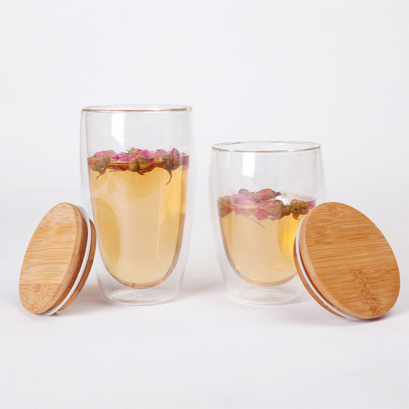 double glass cups