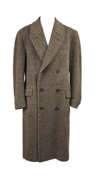 Lanvin 1980s Vintage Men's Alpaca Double-Breasted Overcoat ...