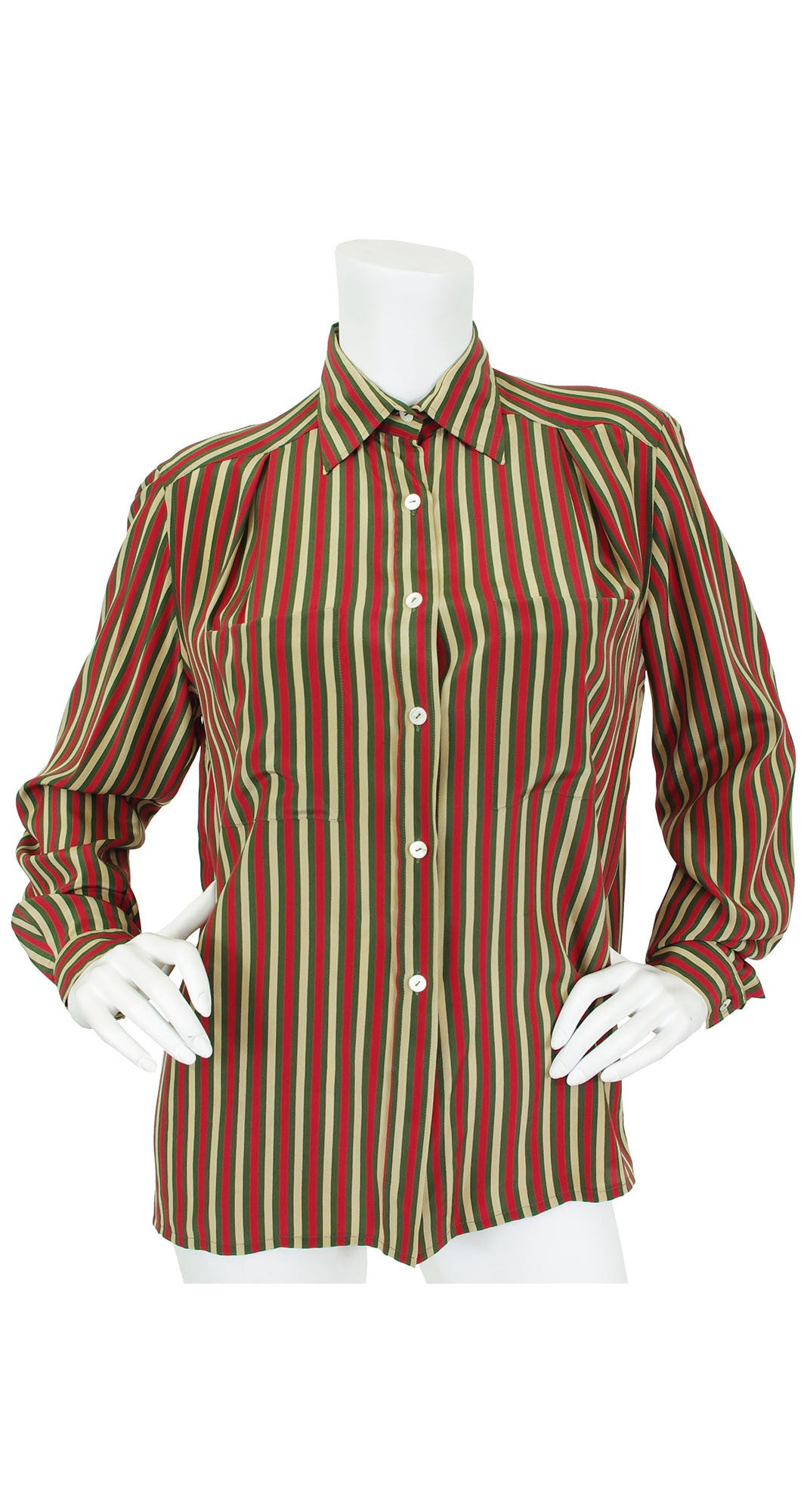 vintage gucci silk blouse