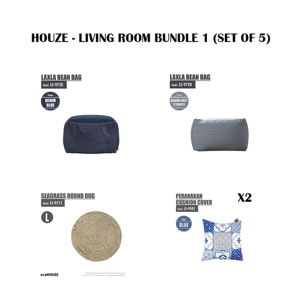 HOUZE - Living Room Bundle 1 (Set of 5)