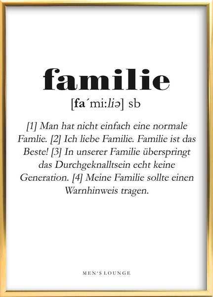 Familie Definition De