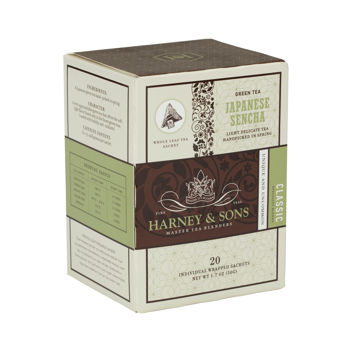 Japanese Sencha, 20 balených pyramidek - Harney and Sons Fine Teas Eur product image