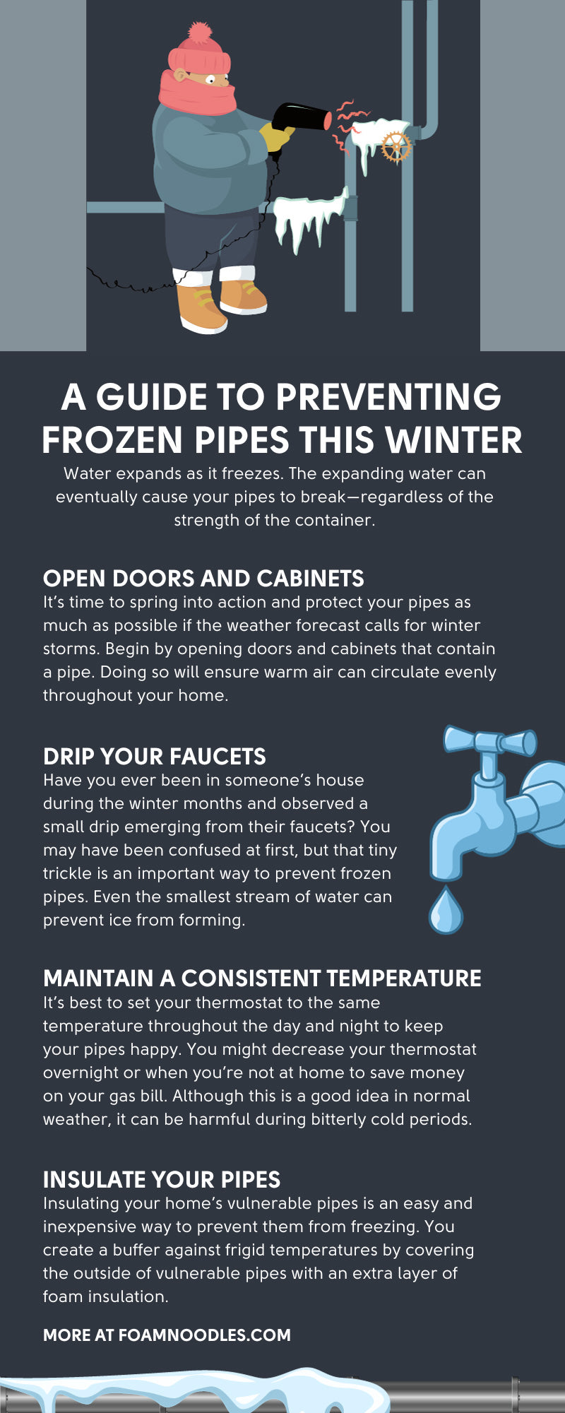 A Guide to Preventing Frozen Pipes This Winter