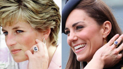 La bague de fiançailles de Lady Diana et Kate Middleton