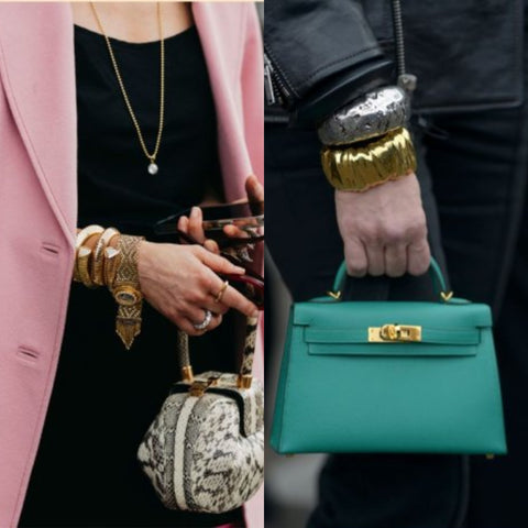 bracelets accumulés tendance bijoux fashion week automne hiver 2025