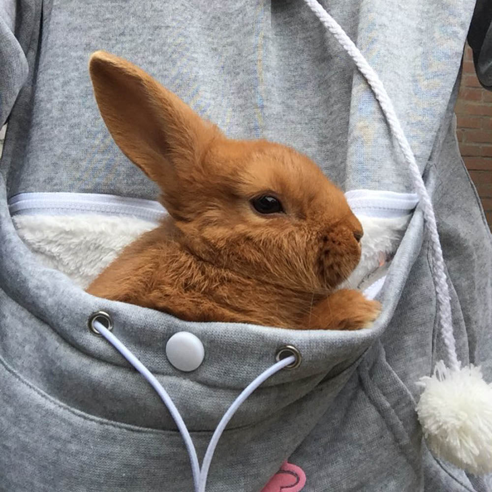 animal pouch sweatshirt