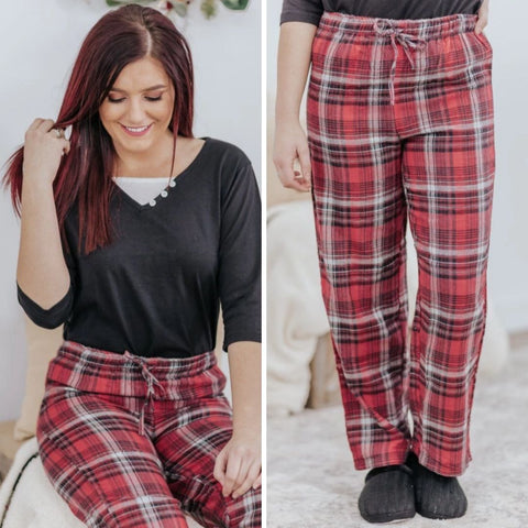 red christmas pajamas