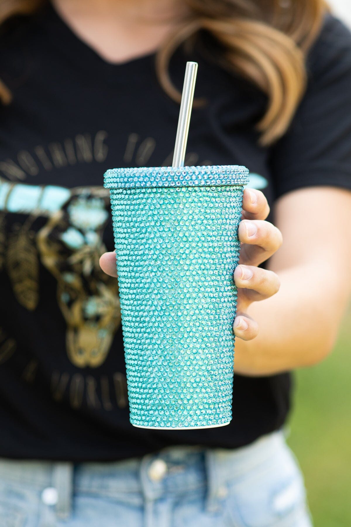 40oz Black Ripple Tumbler with Handle – We Are The Ripple