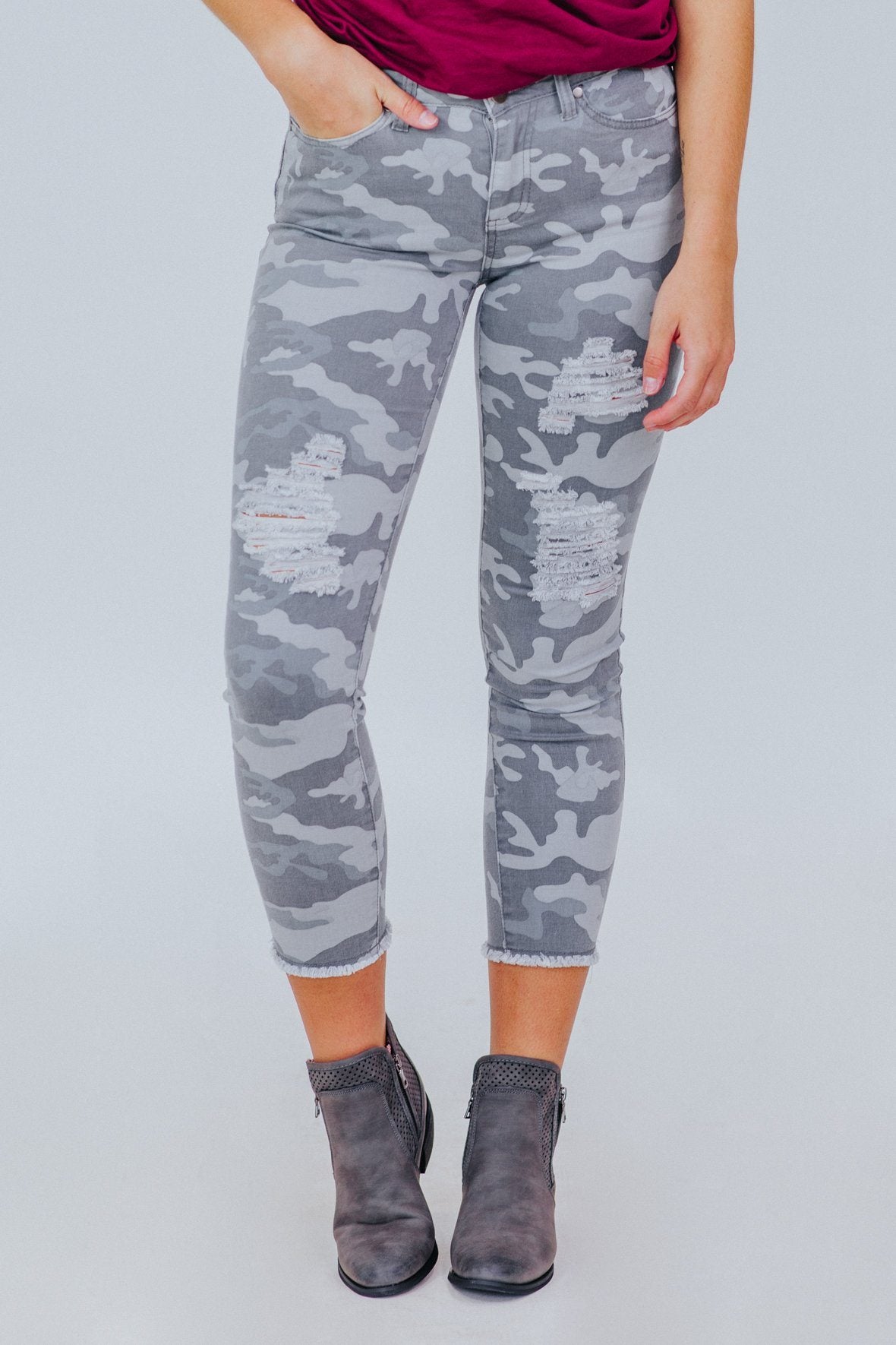 light grey camo pants