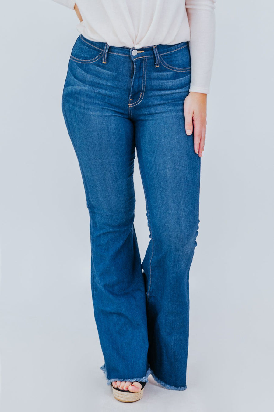 judy blue black flare jeans