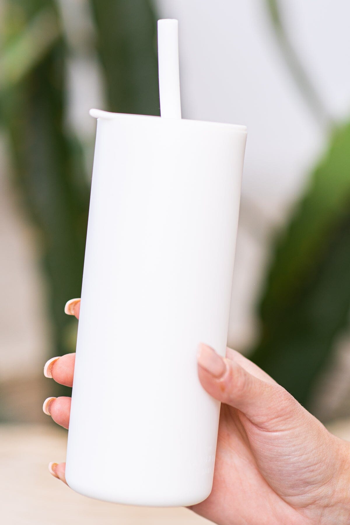 Ivory and White 40 oz Tumbler With Handle · Filly Flair