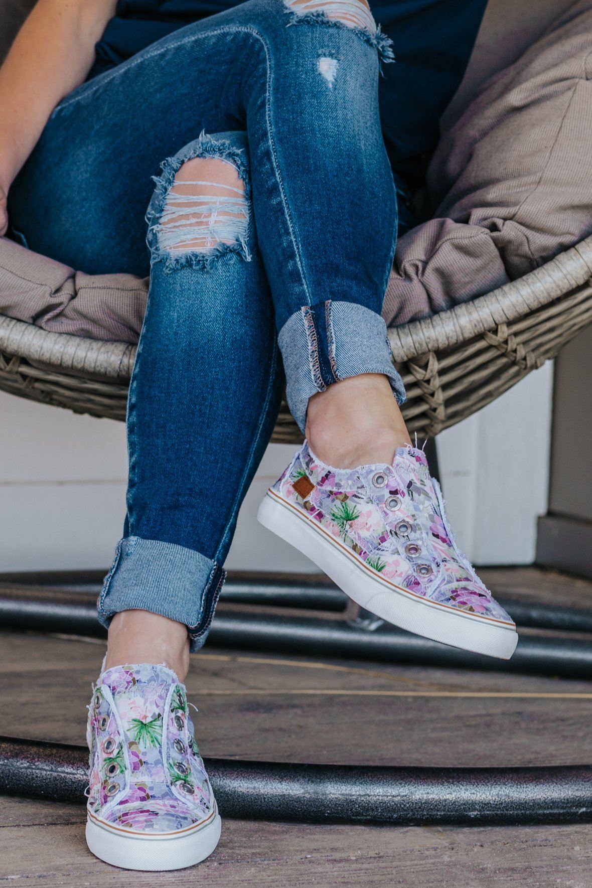 blowfish floral sneakers