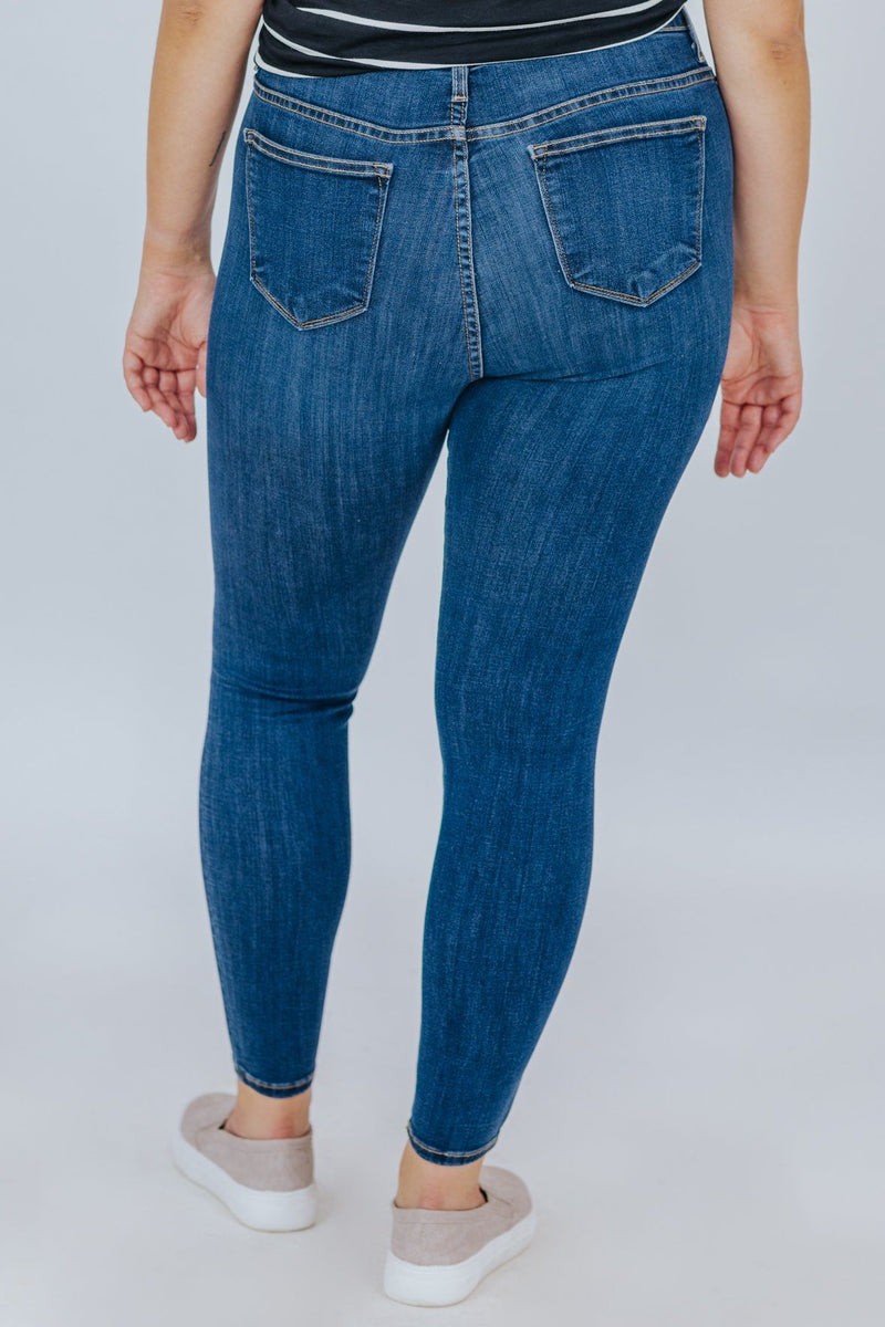 Jackie Judy Blue High Rise Skinny Jeans - Filly Flair